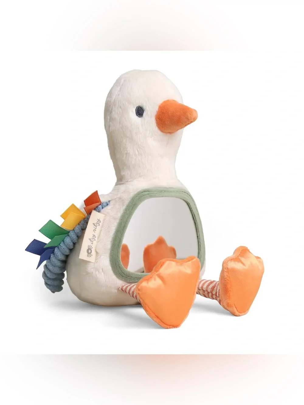 Itzy Ritzy Goose Bitzy Mirror Sensory Tummy Time